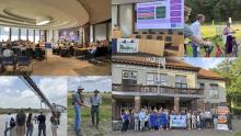 Collage of photos from the InterLIFE Benelux meeting